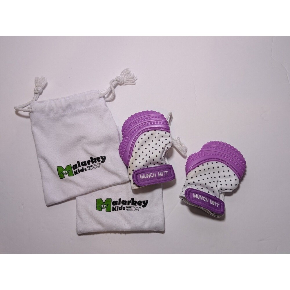 Malarkey Kids Munch Mitt - Purple, Brand New. ONE Munch Mitt